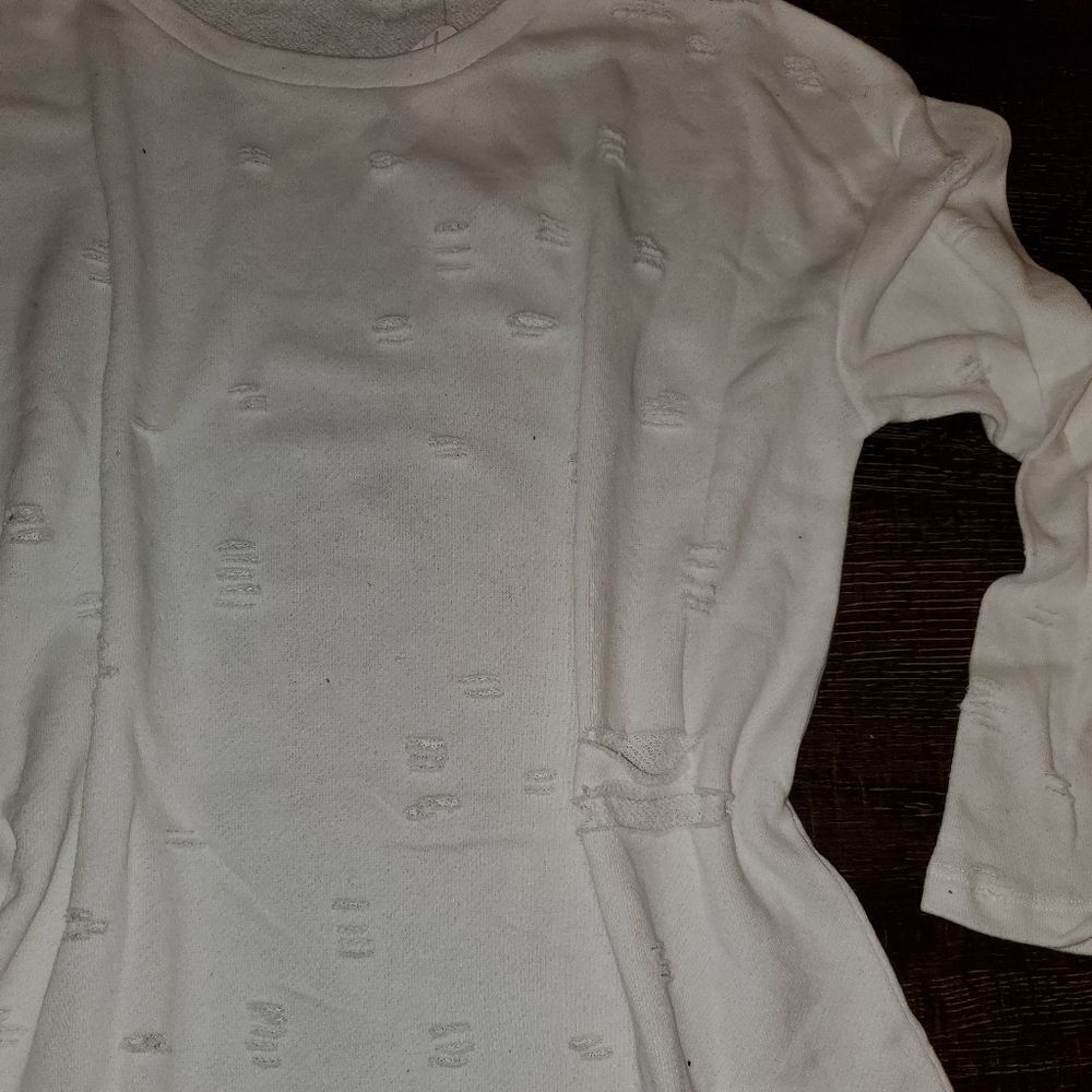 Distressed Sweatshirt dress/tunic  - Picture 8 of 8
